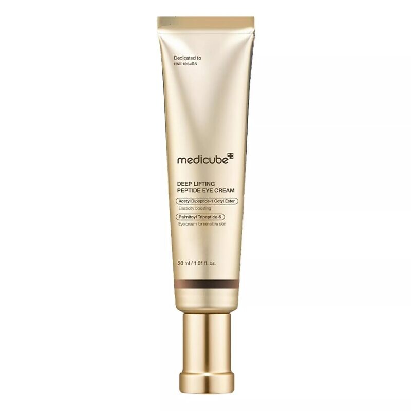 Купити крем для зони навколо очей з пептидним комплексом Medicube Deep Lifting Peptide Eye Cream 30 мл з доставкою.