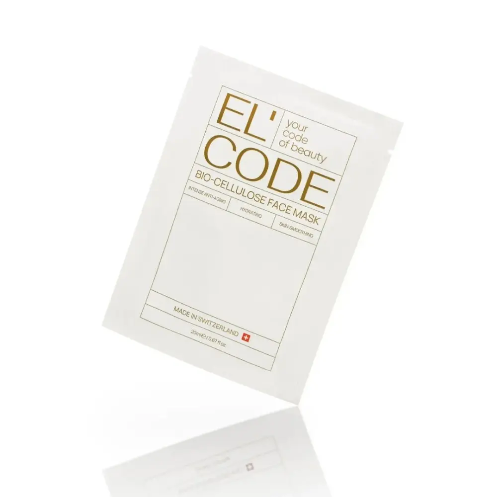 Купити антивікову біоцелюлозну маску для обличчя El’Code Bio-Cellulose Face Mask з доставкою.