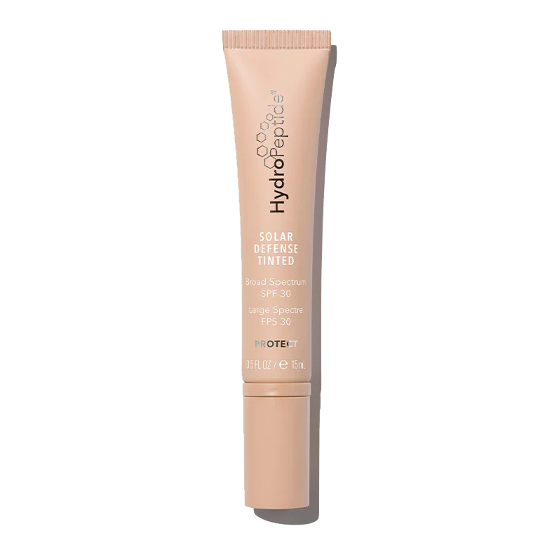 Купити сонцезахисний крем для обличчя HydroPeptide Travel Size Solar Defense Tinted SPF 30 15 мл з доставкою.