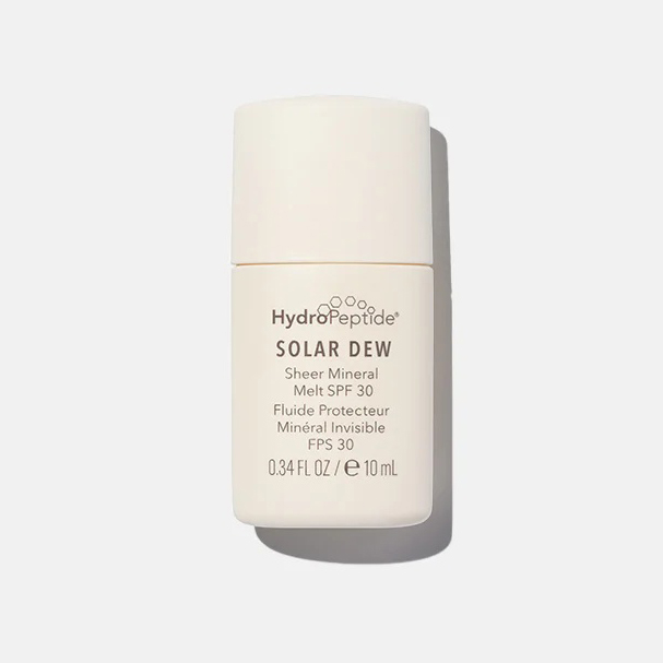 Купити мінеральну сироватку SPF 30 HydroPeptide Travel Size Solar Dew 10 мл з доставкою.