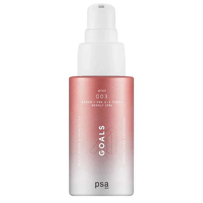 Купити антиоксидантну нічну сироватку PSA Goals Multi Acids & Probiotics Perfecting Night Serum 30 мл з доставкою.