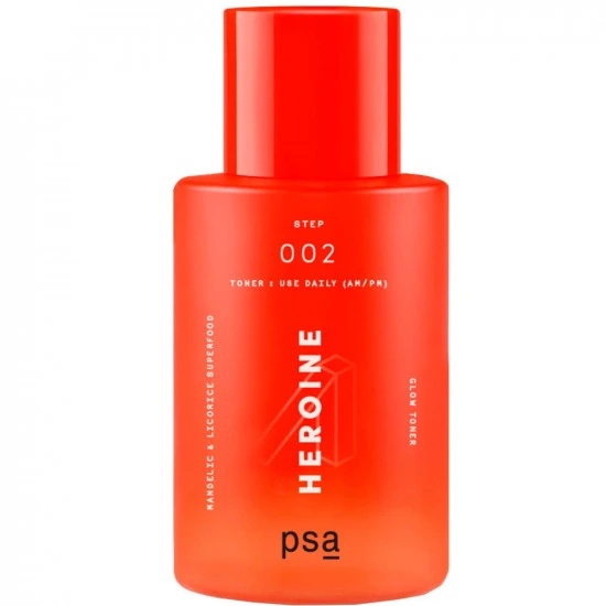Купити суперпоживний тонер з мигдалевою кислотою PSA Heroine Mandelic & Licorice Superfood Glow Tone 100 мл з доставкою.