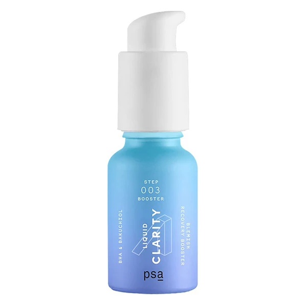 Купити відновлюючий анти-акне бустер PSA Liquid Clarity BHA & Bakuchiol Blemish Recovery Booster 15 мл з доставкою.