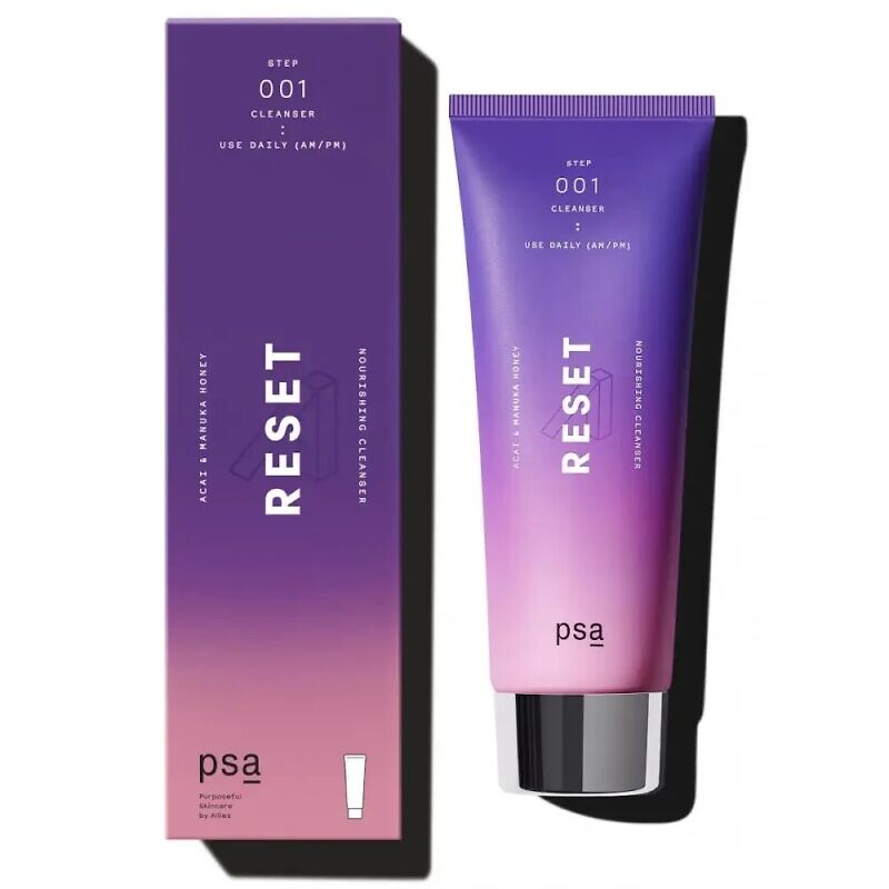 Купити поживний очищуючий засіб для обличчя PSA Reset Acai & Manuka Honey Nourishing Cleanser 100 мл з доставкою.