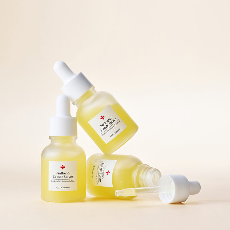 CU SKIN Dr. Solution Panthenol Spicule Serum 30 мл - Оновлююча сироватка зі спікулами, пантенолом та гіалуроновою кислотою - Зображення 2