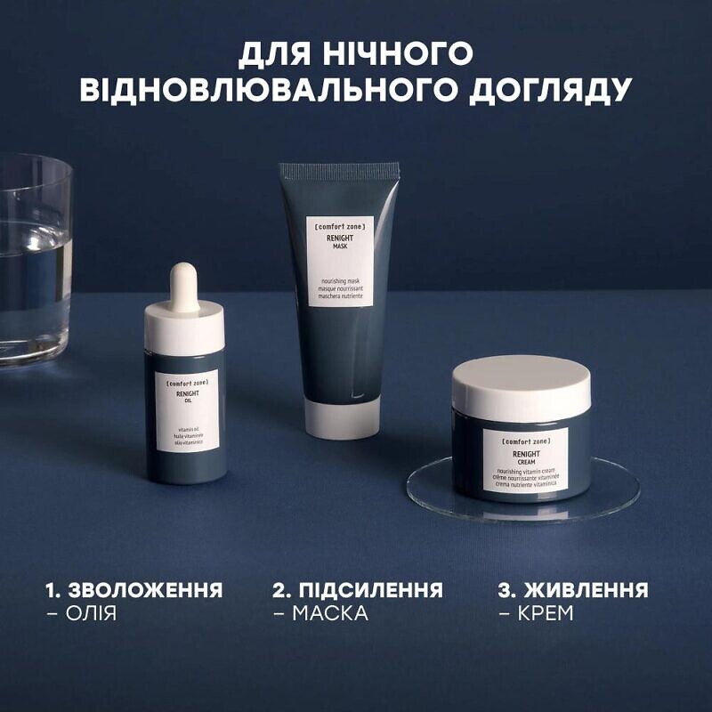 Comfort Zone Renight Mask 60 мл – Нічна живильна вітамінна маска - Зображення 3