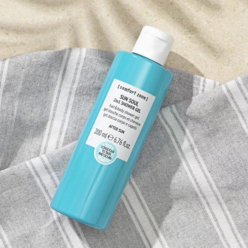Comfort Zone Sun Soul 2in1 Shower Gel 200 мл – Гель для душу 2в1 - Зображення 3
