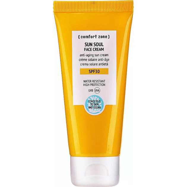 Comfort Zone Sun Soul Face Cream SPF30 60 мл – Антивіковий сонцезахисний крем для обличчя SPF30