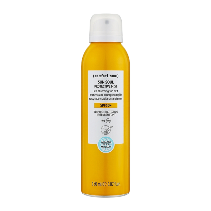Купити сонцезахисний спрей для тіла SPF 50+ мл Comfort Zone Sun soul protective mist SPF50+150 мл з доставкою.