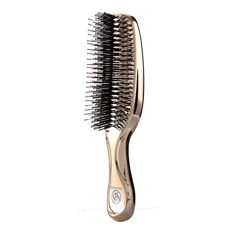 Купити гребінець для волосся S-Heart-S Sasso Scalp Brush Premium Long Champagne Gold з доставкою.