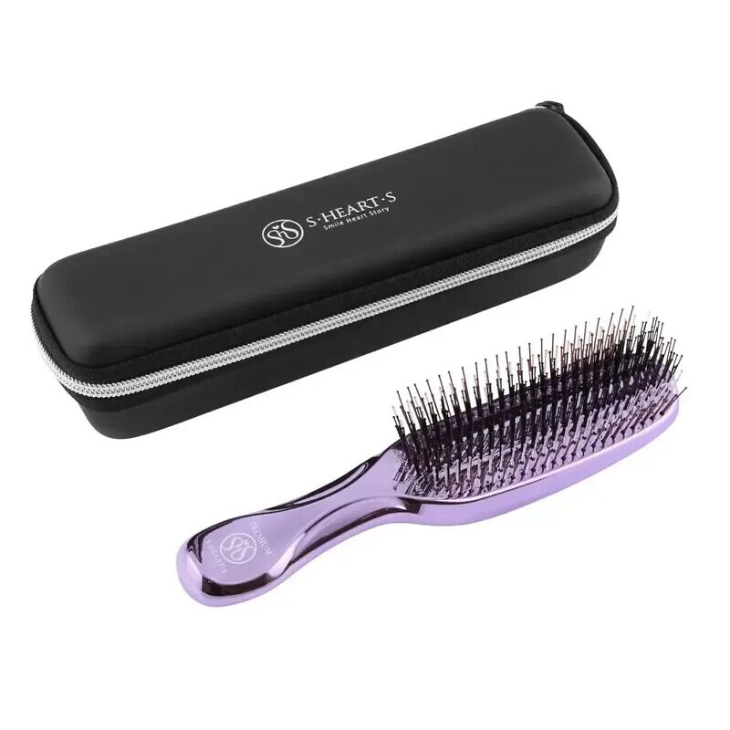 S-Heart-S Sasso Scalp Brush Premium Purple Long (Gift Box) – Гребінець в подарунковому боксі - Зображення 2