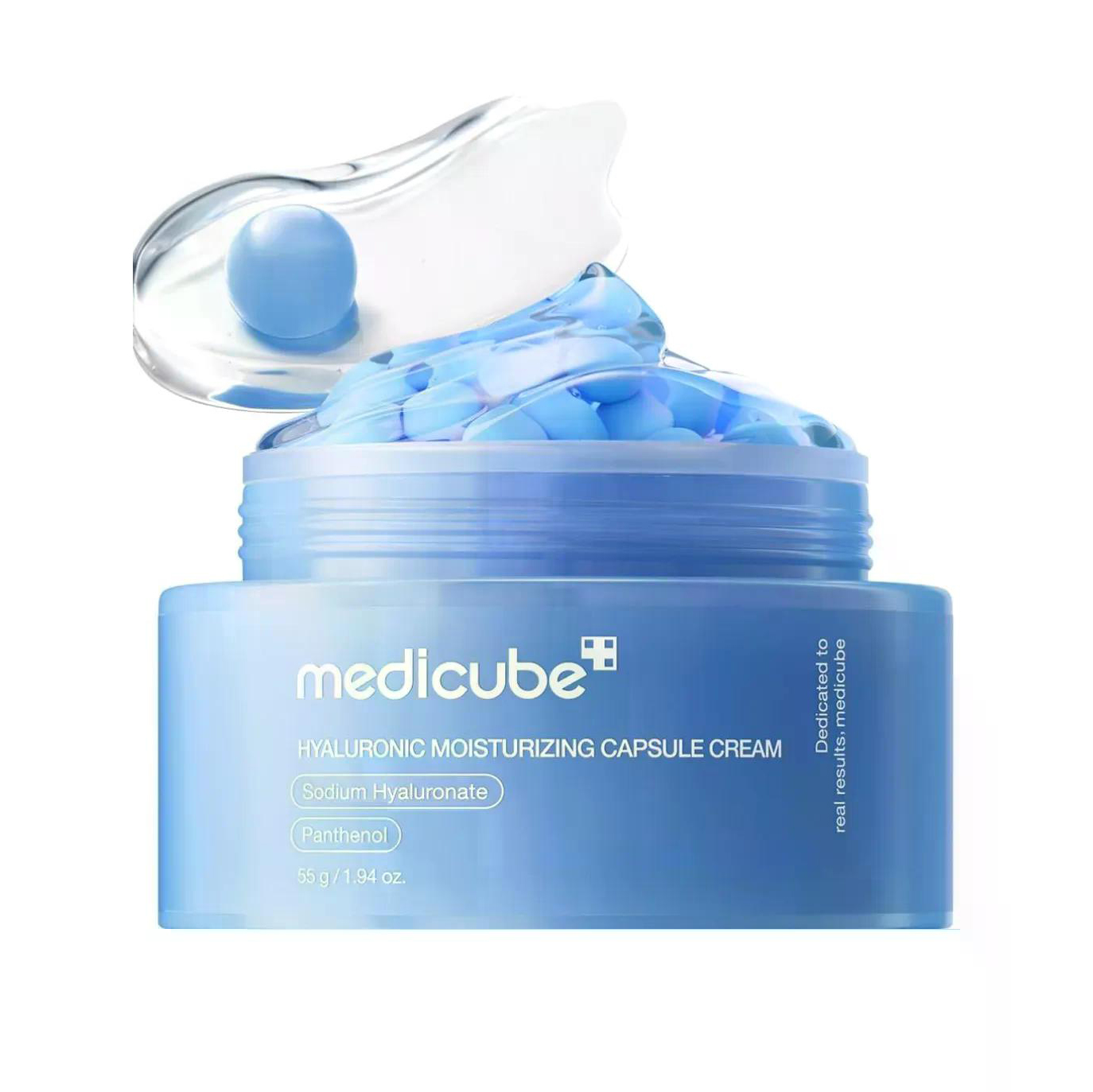 Купити зволожувальний капсульний крем з гіалуроновою кислотою Medicube Hyaluronic Moisturizing Capsule Cream 55 мл з доставкою по Україні.