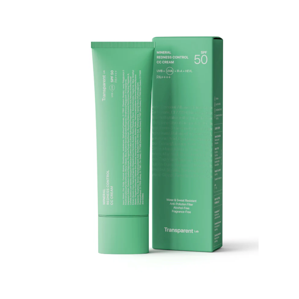 Купити мінеральний СС крем для контролю почервоніння Transparent Lab Mineral Redness Control CC Cream 45 мл з доставкою по Україні.