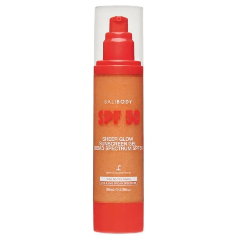 Купити сонцезахисний гель SPF50 з ефектом природного сяйва Bali Body Sheer Glow Sunscreen Gel Spf50 95 мл з доставкою по Україні.