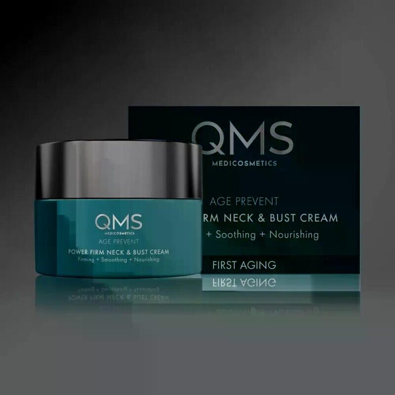 QMS Medicosmetics Age Prevent Power Firm Neck & Bust Cream 100 мл – Крем проти старіння для шиї та зони декольте - Зображення 3