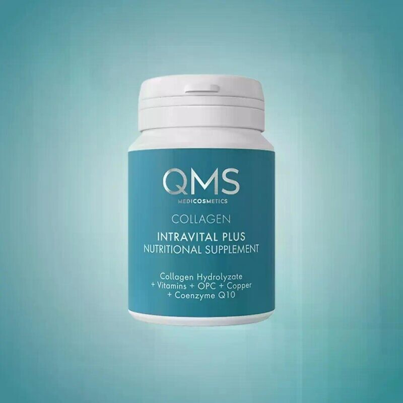 QMS Medicosmetics Collagen System Collagen Intravital Plus Nutritional Supplement 60 шт – Харчова добавка для відновлення, регенерації та захисту шкіри - Зображення 3