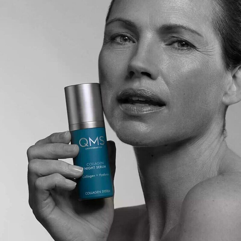QMS Medicosmetics Collagen System Collagen Night Serum 30 мл – Нічна сироватка з колагеном - Зображення 3