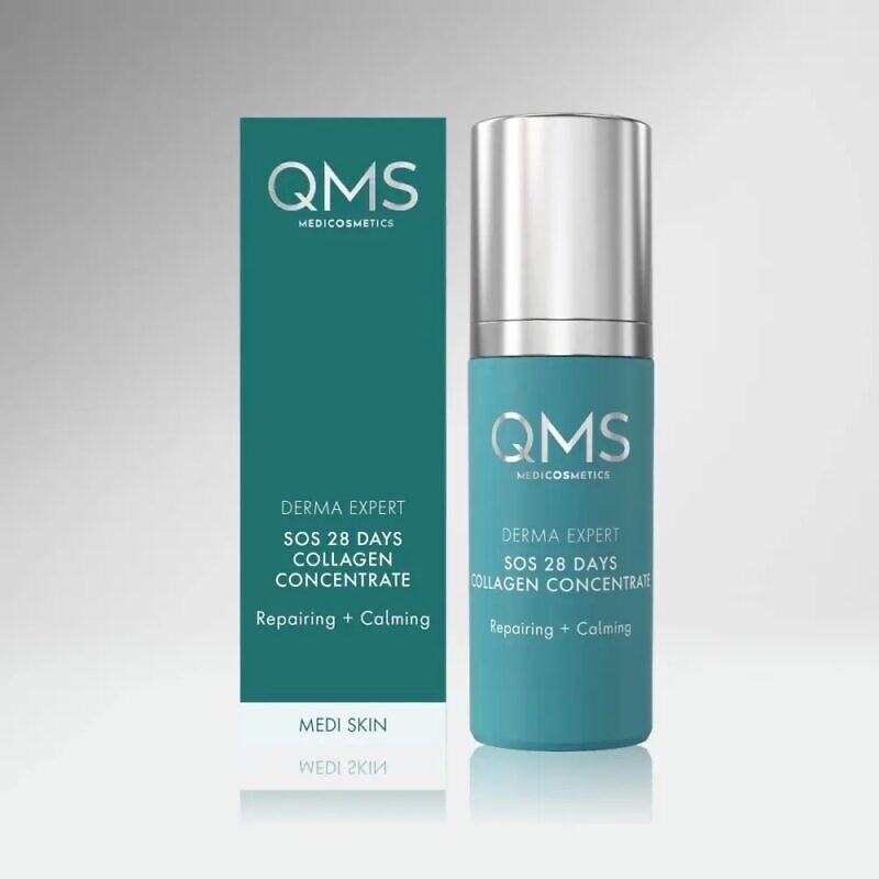 QMS Medicosmetics Derma Expert SOS 28 Days Collagen Concentrate 30 мл – Концетрат колагену для 28-денного курсу відновлення шкіри - Зображення 2