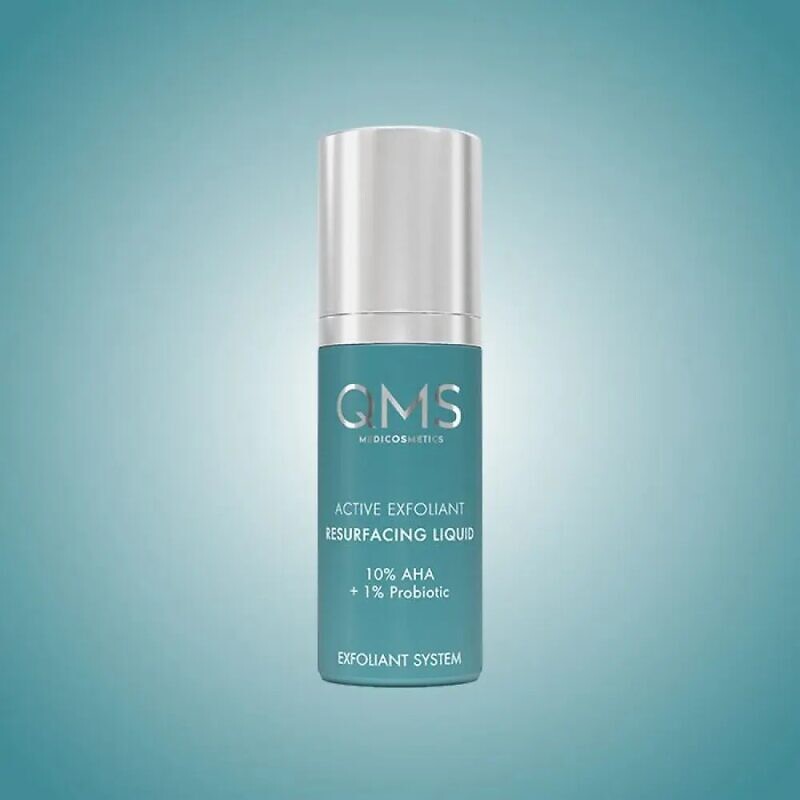 QMS MedicosmeticsExfoliant System 10% AHA Active Exfoliant Resurfacing Liquid 30 мл – Пілінг на основі AHA-кислот та ферментів - Зображення 3