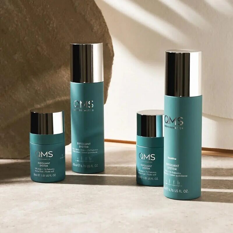 QMS MedicosmeticsExfoliant System 10% AHA Active Exfoliant Resurfacing Liquid 30 мл – Пілінг на основі AHA-кислот та ферментів - Зображення 5