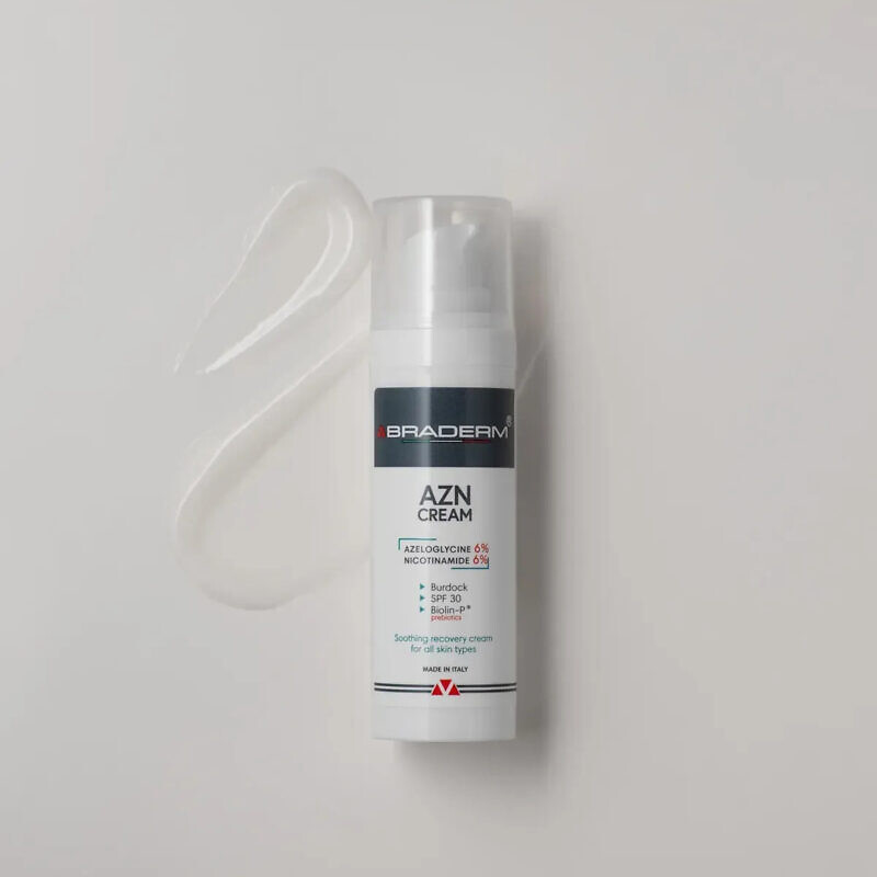 Braderm Azn Cream 30 мл – Сонцезахисний крем з протизапальним ефектом - Зображення 2