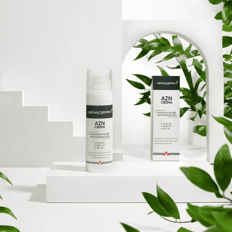 Braderm Azn Cream 30 мл – Сонцезахисний крем з протизапальним ефектом - Зображення 4
