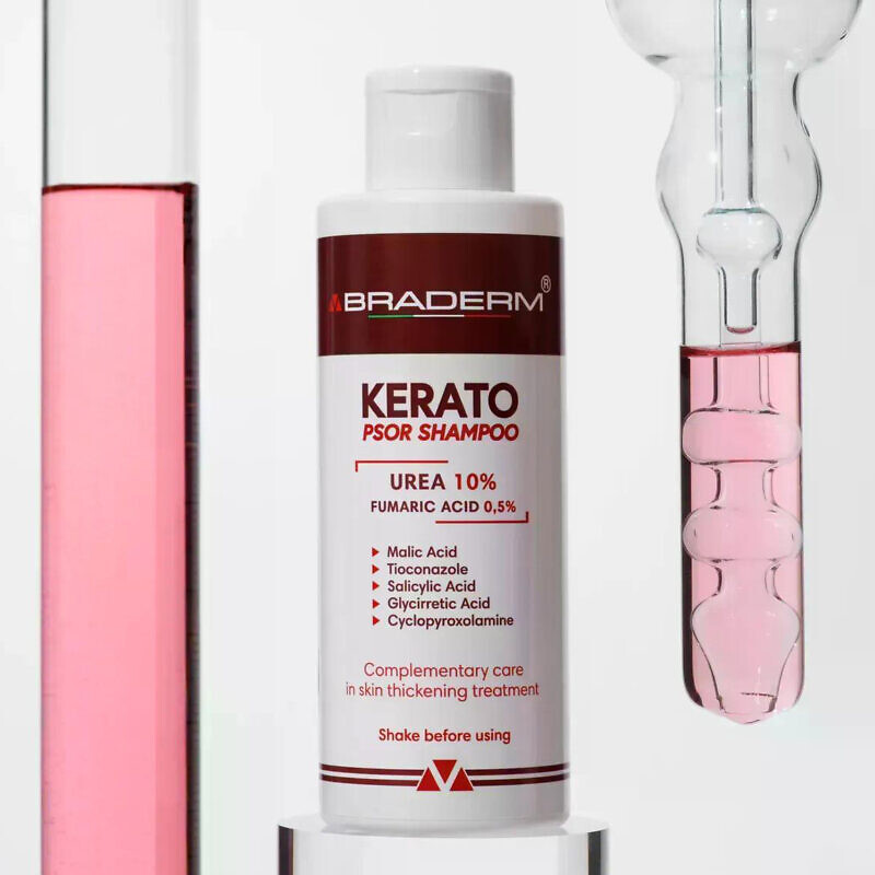 Braderm Kerato Psor Shampoo 150 мл – Лікувальний шампунь для шкіри голови - Зображення 3
