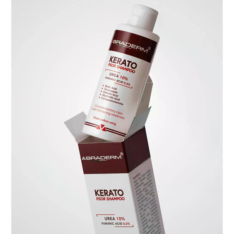 Braderm Kerato Psor Shampoo 150 мл – Лікувальний шампунь для шкіри голови - Зображення 4