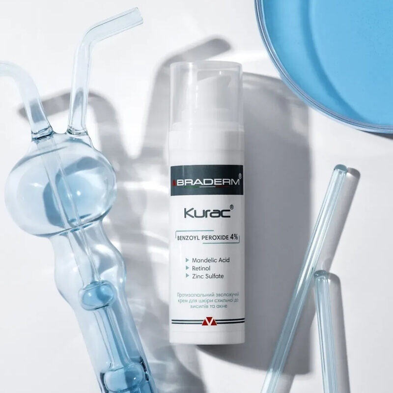 Braderm Kurac Cream 30 мл – Активний протизапальний крем з бензоїл пероксидом 4% - Зображення 2