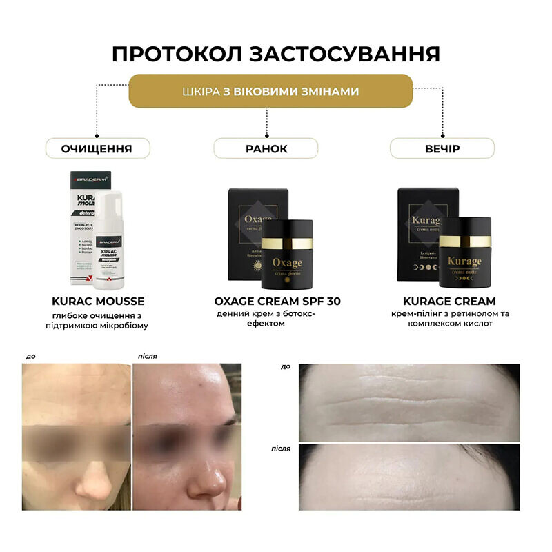 Braderm Oxage Cream 30 мл – Антивіковий крем SPF 30 - Зображення 2