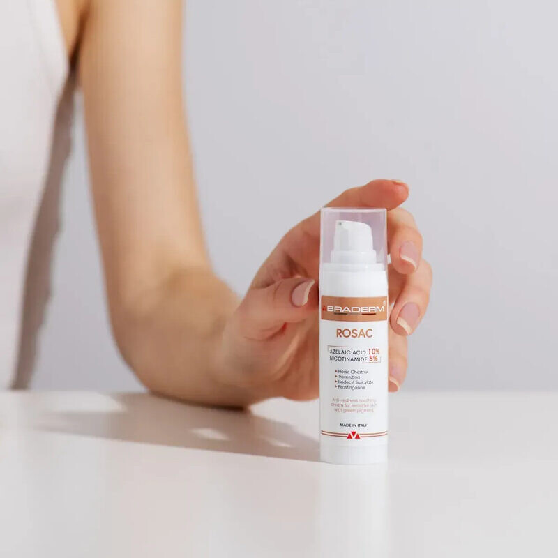 Braderm Rosac Cream 30 мл – Заспокійливий крем для чутливої шкіри - Зображення 5