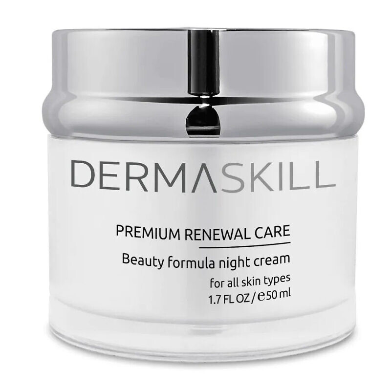 Купити нічний крем для обличчя Dermaskill Beauty Formula Night Cream 50 мл з доставкою по Україні.