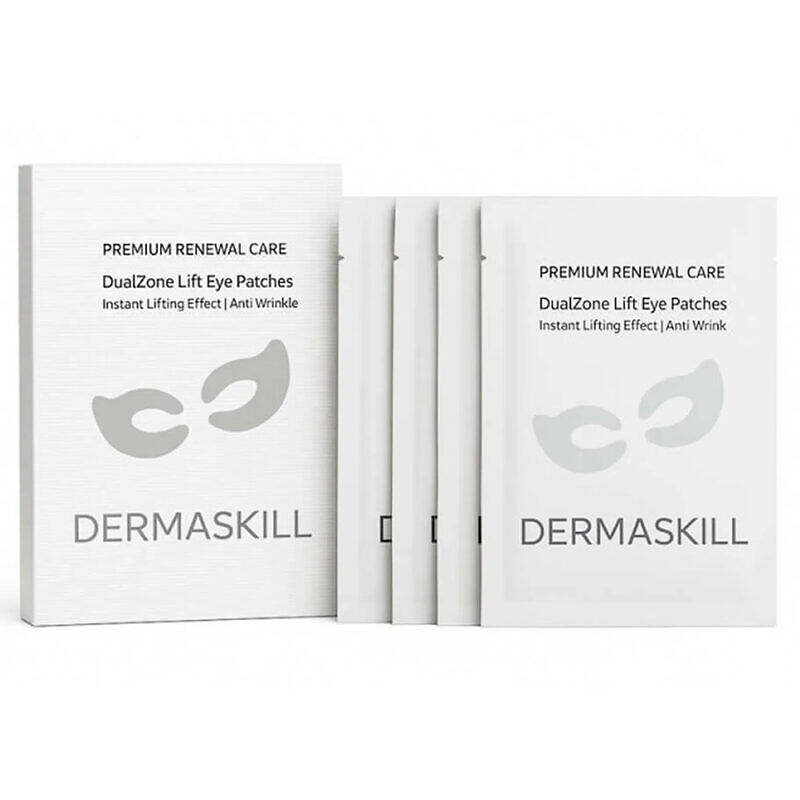Купити двозональні ліфтинг-патчі з ботулоподібною дією Dermaskill DualZone Lift Eye Patches з доставкою по Україні.