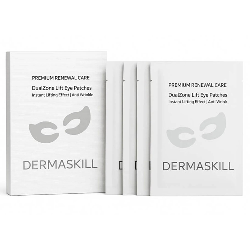 Купити двозональні ліфтинг-патчі з ботулоподібною дією Dermaskill DualZone Lift Eye Patches з доставкою по Україні.